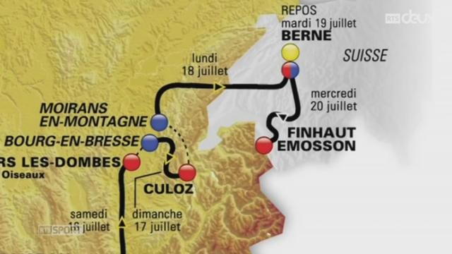 Cyclisme - Tour de France 2016: les cyclistes feront étape en Suisse