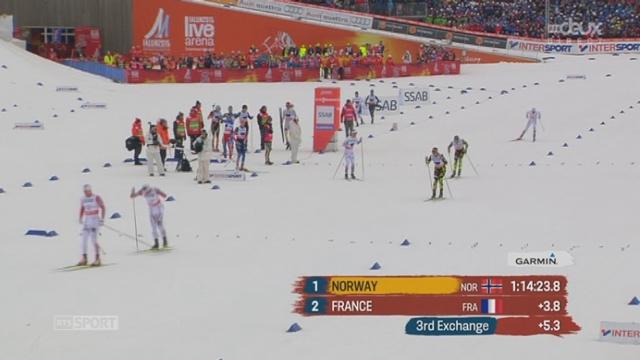 Relais messieurs 4x10km: la Norvège prend la tête au 3e relais devant la France et la Suède, la Suisse 7e