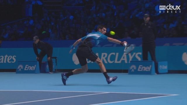 Novak Djokovic (SER) - Tomas Berdych (TCH) (6-3): Premier set gagné, Djokovic sera en demi-finale