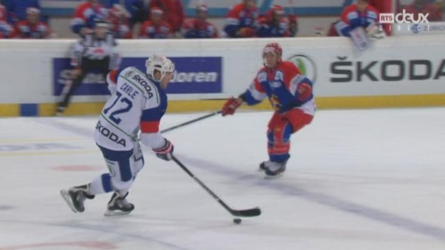 Jokerit Helsinki - Adler Mannheim (2-2): Mathieu Carle égalise en supériorité numérique dans ce fin de premier tiers