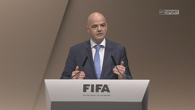 Discours de l'Italo-Suisse Gianni Infantino