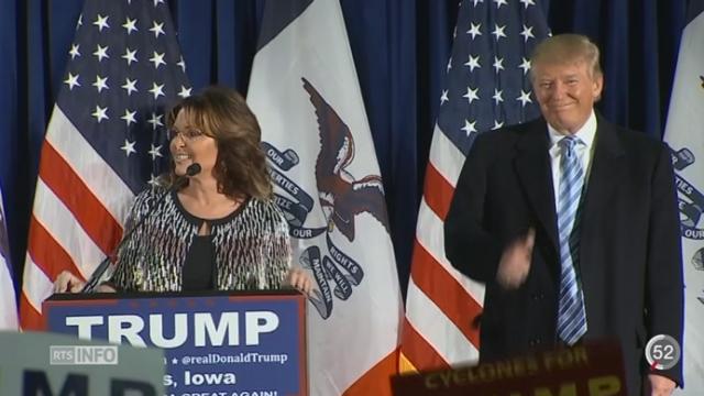 Etats-Unis: Sarah Palin soutient la candidature de Donald Trump