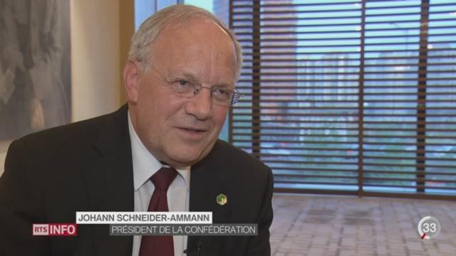 Johann Schneider-Ammann débute un véritable périple économique en Chine