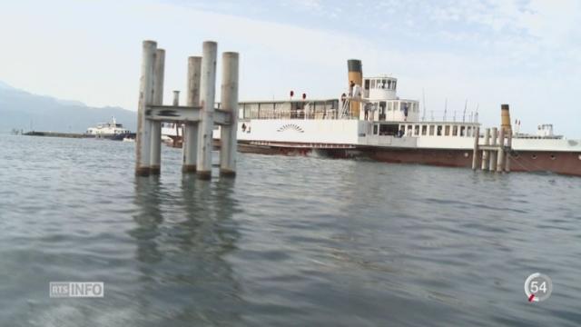 Le bateau "L’Italie" de la CGN a retrouvé les eaux du Léman