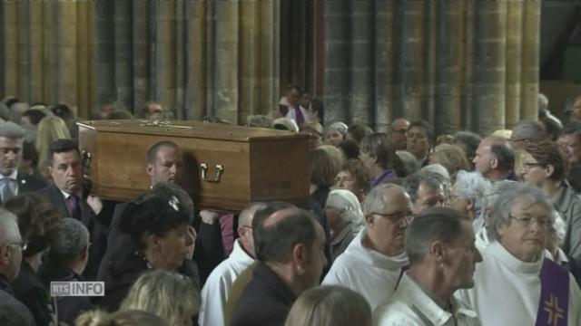 Près de 2000 de personnes réunies à Rouen pour pleurer le prêtre assassiné