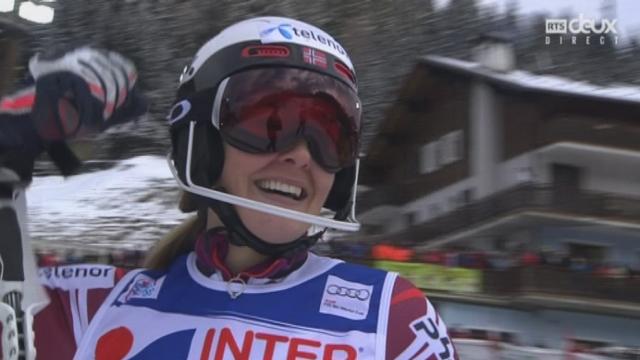 Slalom dames, 2e manche : Nina LOESETH (NOR)