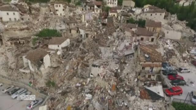 Le village italien Pescara del Tronto après le séisme