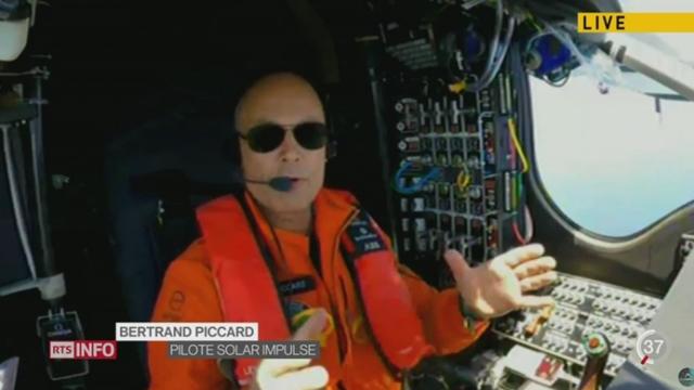 Solar Impulse - 15ème étape: entretien de Bertrand Piccard depuis l'avion