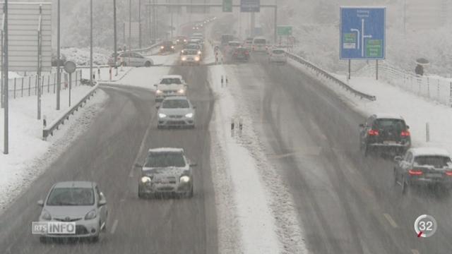 VD: la neige a semé le chaos sur les routes