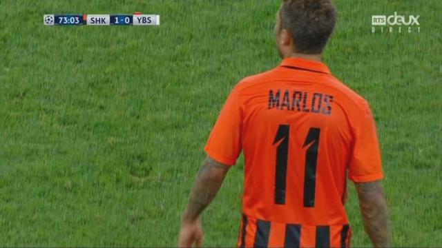 Shakhtar Donetsk - Young Boys (1-0): Marlos tente le score mais le ballon termine sur le poteau