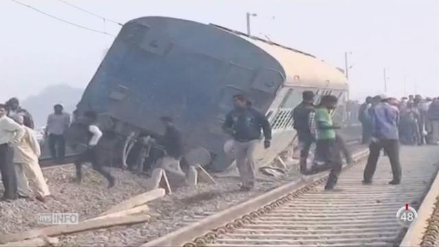 Inde: un grave accident de train a coûté la vie de 100 personnes