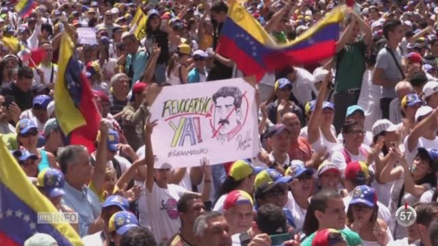 Au Venezuela, un million de manifestants réclame un référendum sur le départ de Nicolas Maduro