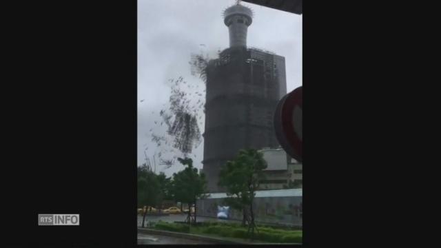Le typhon Megi ravage Taïwan