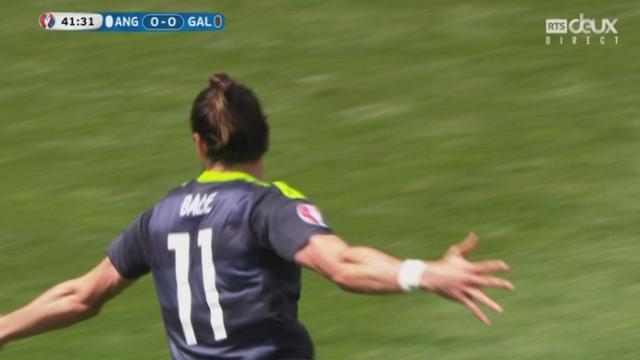 Gr.B, ANG – GAL (0-1): but de Gareth Bale sur un coup franc de 35 mètres