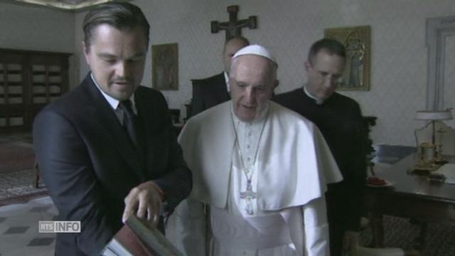 Leonardo DiCaprio rencontre le pape François