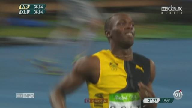 Athlétisme messieurs: troisième triplé olympique pour Usain Bolt (JAM)