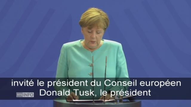 Angela Merkel: "Une responsabilité particulière pour que l'unité de l'Europe soit un succés"