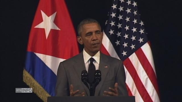 Barack Obama: "L'embargo n'a fait que du mal aux Cubains"