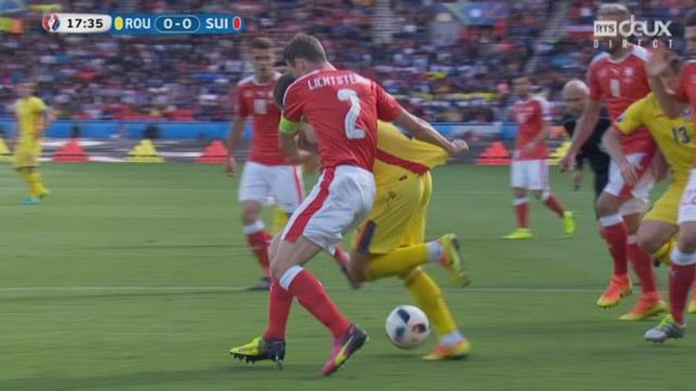 Gr.A, ROU-SUI (1-0): penalty concédé par Lichtsteiner et transformé par Stancu