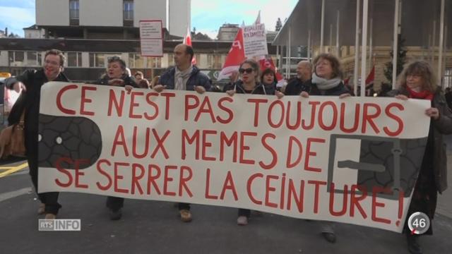NE: plusieurs centaines de personnes ont manifesté à La Chaux-de-Fonds