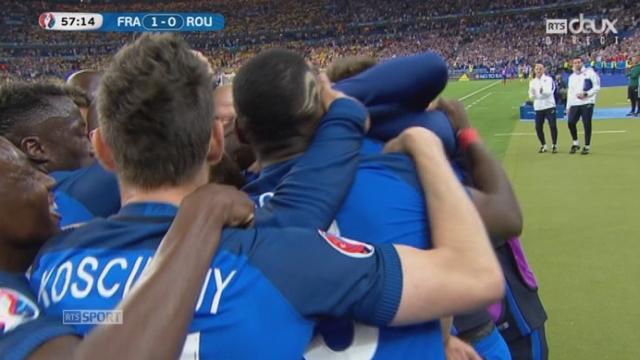 Gr.A, FRA–ROU (1-0): BUUUUT! Ouverture du score par Olivier Giroud de la tête!