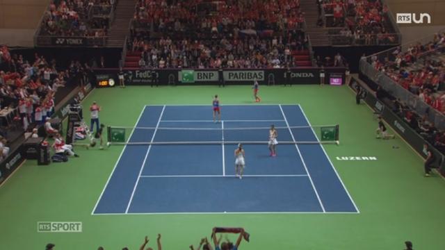 Tennis - Fed Cup: Hingis et Golubic se sont inclinées face à la paire tchèque
