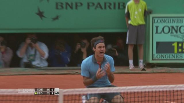 Roger Federer gagne