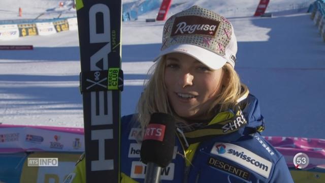 Ski alpin: Lara Gut termine troisième du slalom géant de Sestrières en Italie