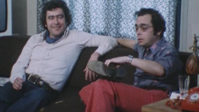 Lauzier (à gauche) et Gotlieb (à droite) en 1977.