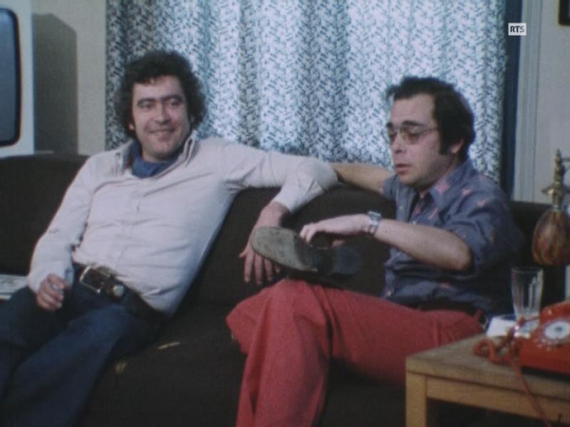 Lauzier (à gauche) et Gotlieb (à droite) en 1977.