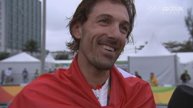 Cyclisme, contre-la-montre messieurs. L'interview du champion olympique, Fabian Cancellara (SUI)