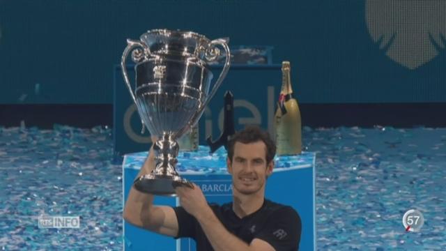 Tennis-Masters de Londres: Andy Murray devient le n°1 mondial après sa victoire contre Djokovic