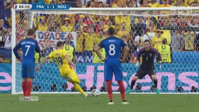 Gr.A, FRA–ROU (1-1): La Roumanie égalise!!! Sur un penalty concédé par Evra, Stancu égalise et permet à son équipe de revenir au score