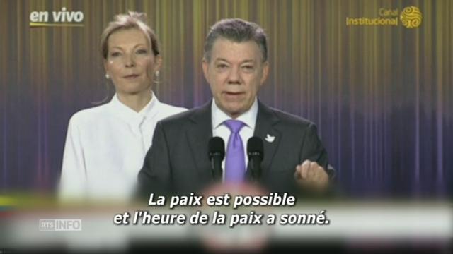 Le président colombien Juan Manuel Santos assure que la paix est proche