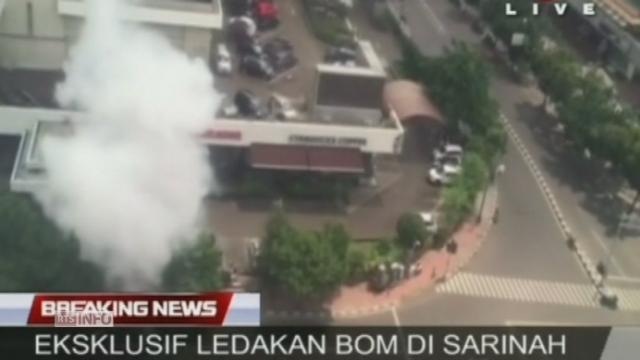 Premières images des attaques de Djakarta