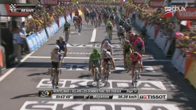 Cyclisme - Tour de France: le maillot jaune n'a pas été inquiété durant cette étape