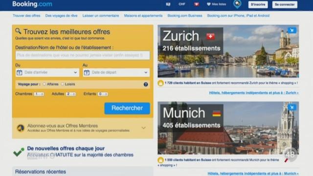 Un quart des Suisses réserve son hôtel sur les plateformes internet