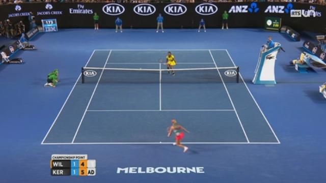 Tennis- Open d'Australie: l'Allemande Angelique Kerber crée la sensation contre Serena Williams