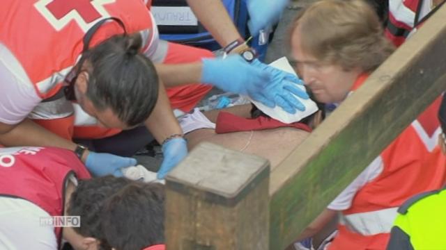 Les secours sur le pied de guerre à la San Fermin de Pampelune