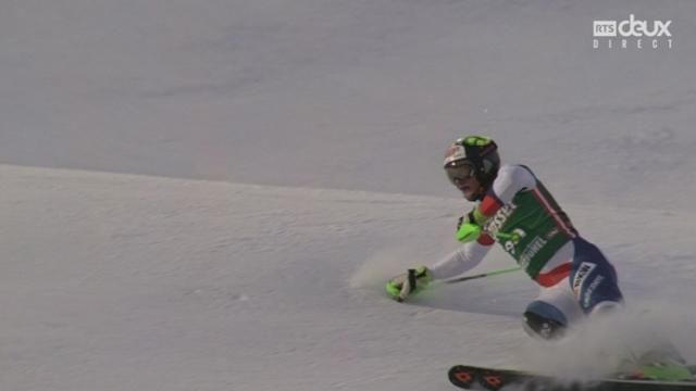 Combiné alpin, slalom messieurs, 2e tour : Justin Murisier chute après un bon départ et termine Xe