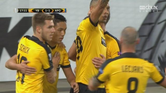 Gr. B (3e j). Young Boys - Apoel Nicosie (1-1). 18e minute: il faut un peu plus de 3 minutes à YB pour égaliser par Hoarau