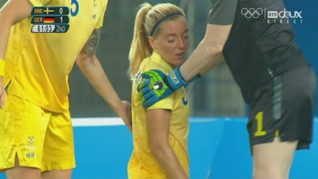 Football dames, finale. SWE - GER (0-2). 62e minute:  un autogoal scelle le sort des Suédoises