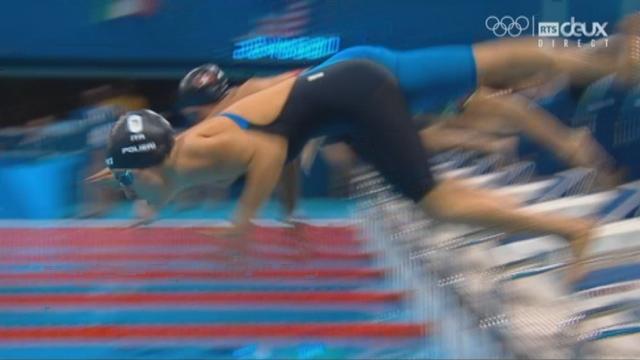 Natation dames : 6e de sa série, la Suissesse Martina Van Berkel bat son record de Suisse pour la 3e fois lors de ces JO!