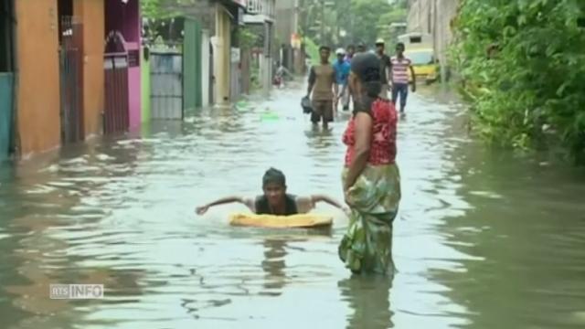 Des inondations font onze morts et plus de 200'000 déplacés au Sri Lanka