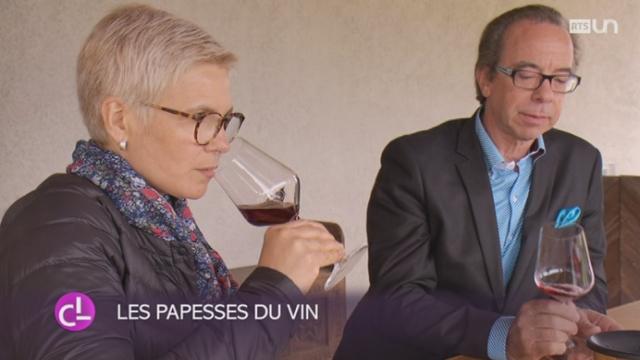 VS: la Bordelaise Sandrine Garbay est venue goûter le vin de Marie-Thérèse Chappaz