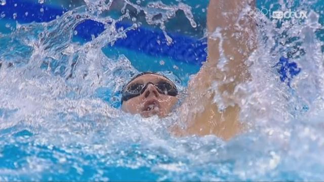 Natation messieurs : Ryan Murphy (USA) remporte la médaille d'or sur 200m dos