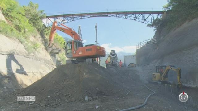 VS: les CFF poursuivent leurs travaux pour sur la ligne du Simplon