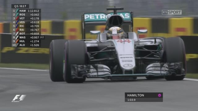 Q3. 5e pole à Montréal pour Lewis Hamilton, qui devance son équipier de Mercedes, Rosberg, et Vettel (Ferrari)