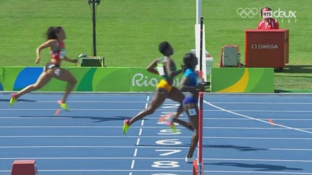 Athletisme, 200 m dames: Mujinga Kambundji (SUI) signe le troisième temps de sa série (22.78)