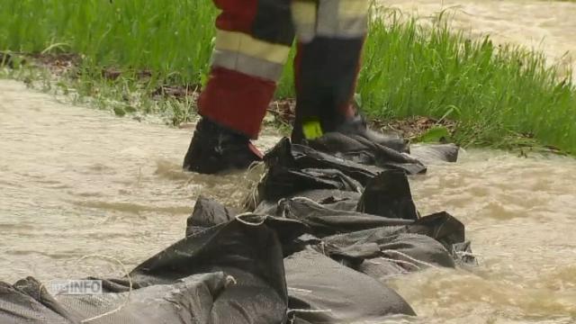 De fortes intempéries ont causé des inondations en Suisse centrale